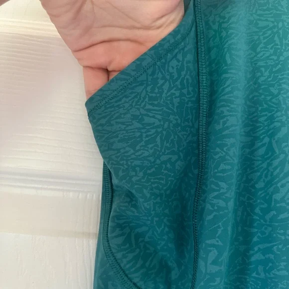 NWOT Lululemon Invigorate High-Rise Tight 25” in Crunch Teal Lagoon size 2 - Picture 7 of 9